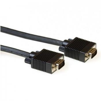 ACT 0,50m High Performance VGA kabel Male-Male zwart