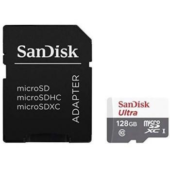 Sandisk Ultra MicroSDXC 128GB UHSI + SD Adapter Clase 10