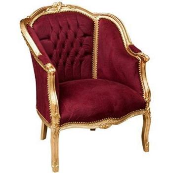 Poltrona Classic Salotto Luigi XVI in Legno Massello
