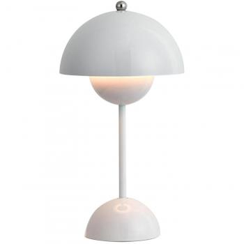 Table Lamp Nordic Bloom – Luminaire Blanc Rechargeable