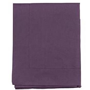 Drap housse en coton Alabama Violet Aubergine
