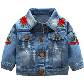 Newborn Baby Girls Jeans Jacket