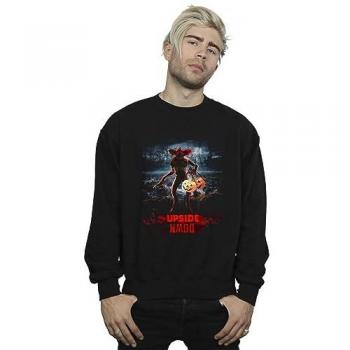 Men’s Stranger Things Upside‑Down Pumpkin Tee, Black, L