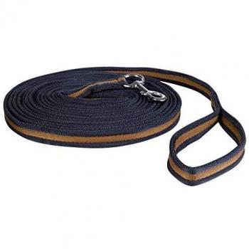 Lauria Garrelli Longe 8 m Moena – Extra Soft Dunkelblau/Karamell