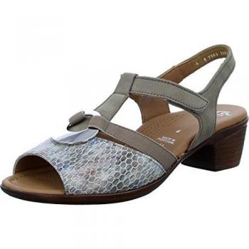 ARA Beige Damen-Sandaletten Lugano 12-35715-16 – SKU 441036