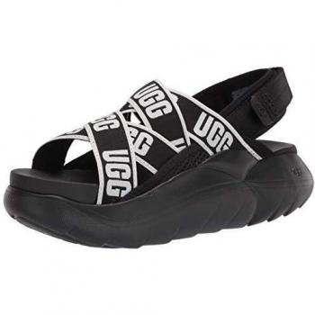 UGG Damen‑Sandal La Cloud 37 in Schwarz, Logo-Version