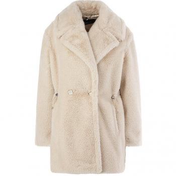 Damenparka in Grau mit Felloptik von Marc Cain Größe 40