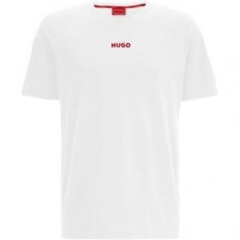 Hugo “Linked” Label‑Print T-Shirt – XL – Oberlichtweiß