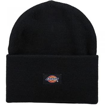 Dickies Cappello Unisex Nero con Risvolto Taglia Unica