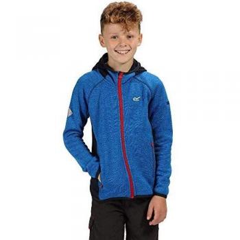 Regatta Dissolver II Extol Kinder-Strick-Effekt Jacke mit Kapuze – 9-10 Jahre – Blau/Marine