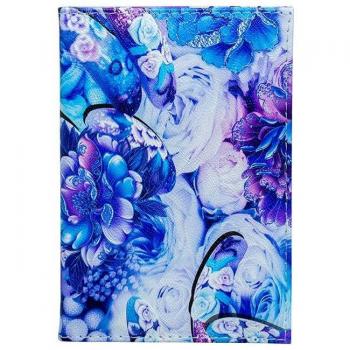 Fleur de Pivoine – Porte-Passeport Femme en Cuir Synthétique