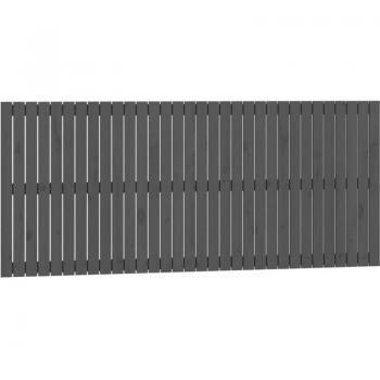 Mueble de Pared Cabecero de Madera Gris 204 cm