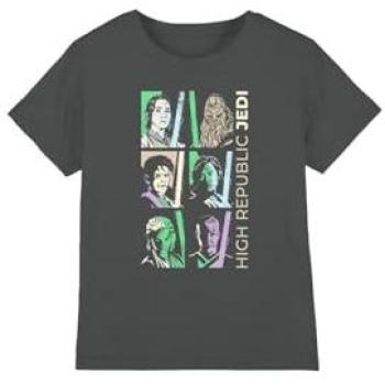 Pastel Jedi Star Wars Acolyte High Republic T-Shirt for Children – Charcoal