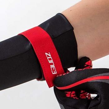 Zone 3 Red Neoprene Swim Gloves – Female Extra Small