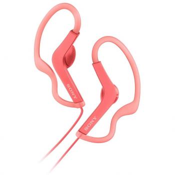 Sony MDR‑AS210 Splashproof Sport Earbuds – Pink (MDRAS210P.AE)