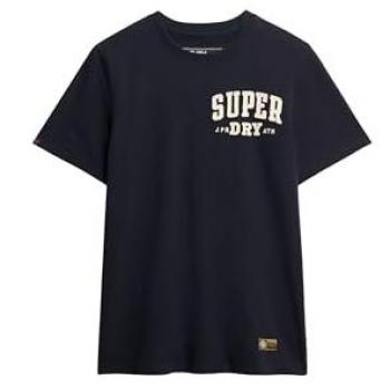 Superdry Blue Vintage Cotton Tee