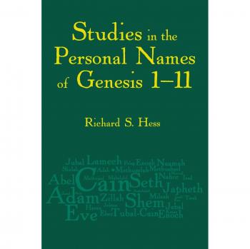 Studies in the Personal Names of Genesis 111 by Richard S. Hess