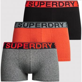 Pack de 3 bóxers de algodón orgánico Superdry en blanco y gris claro