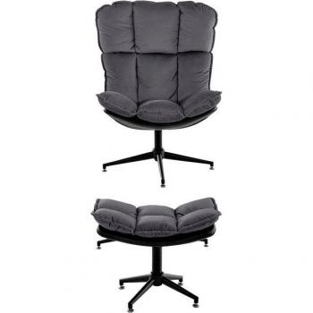 Seet Drehsessel Set (2er) von Guido Maria Kretschmer – Polster & Hocker, 360° Drehung