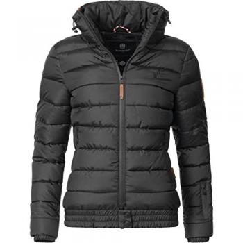 Schwarze Damen‑Steppjacke „Poison“ von Marikoo – XL