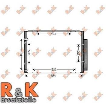 Condenseur de climatisation AVA TO5574D Cooling Systems