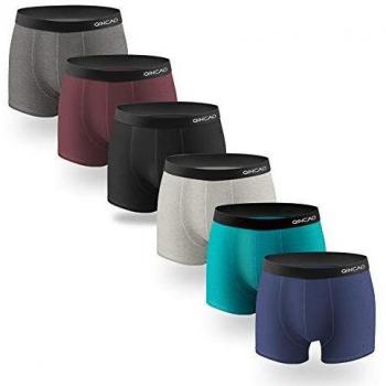 Shorts Intimo QINCAO per Uomini – 6 Unità