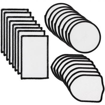 Patch Blanc 24 pcs – Réparation Tissu Sublimé