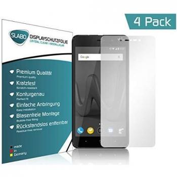 Wiko Lenny 4 Plus Folienprotection – 4‑faches Glas‑Klar‑Set