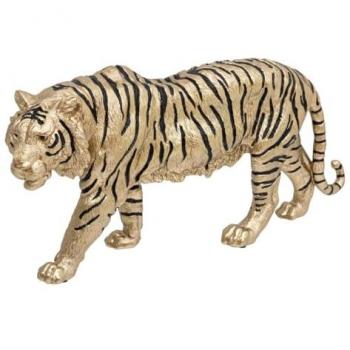Statut tigre Tropical boudoir 66x31cm doré Atmosphera Créateur D'intérieur