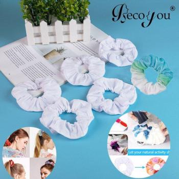 DIY Tie Dye Cotton Scrunchies