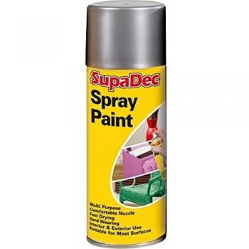 SupaDec 400ml Silver Spray Paint