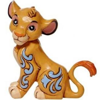 Simba en Bois – Statuaire Mini de Disney