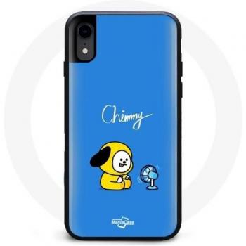 Coque de protection iPhone XS Max BTS BT21 Chimmy Jimin Bleu