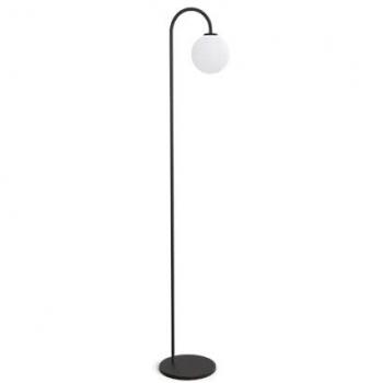 Herstal Black Arc Floor Lamp 136.6cm