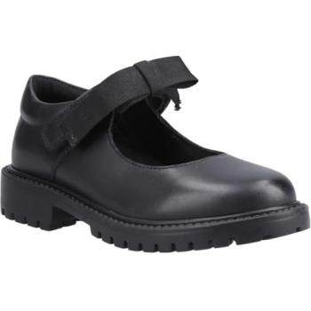 Hush Puppies Astrid Mädchen Schuhe mit Schleife aus Leder Schwarz EU 40,5