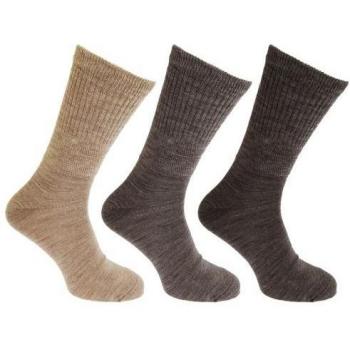 Mules en laine de brebis, diabétiques, extra largues, 3 paires