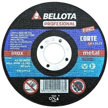 DISCO C METAL/INOX EJE FINO 125X1 MM