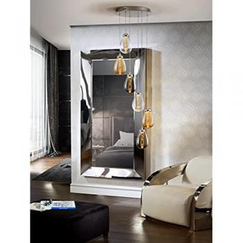 Schuller Taccia Integrated LED 6 Light Crystal Cluster Drop Ceiling Pendant