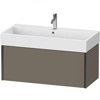 Duravit XViu Waschtisch-Unterschrank 98,4 cm, flannel grey, 1 Auszug, schwarz matt