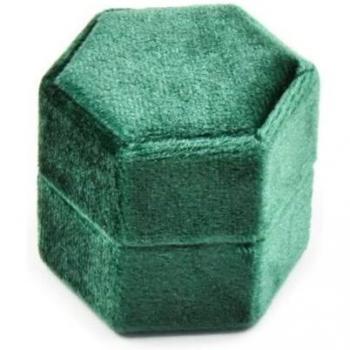 Cajón Doblesanitas: Guarda Anillos en Terciopelo Vintage