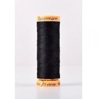 Gütermann Cotton Yarn Black 100m