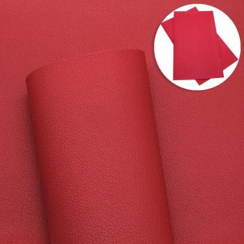 Schlichtes Litschi Kunstleder für Taschen