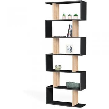 Racks S‑Sofía con Acabado Haya Oscuro