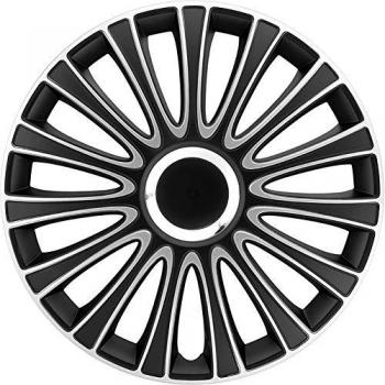 15-Inch LeMans Hubcaps Black/Silver