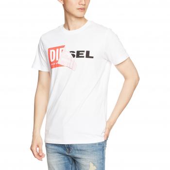 Diesel Men's T-Diego QA Slim Casual Cotton Tee – Size 38 (Regular)