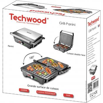 Grill Viande & Panini Techwood 2200 W