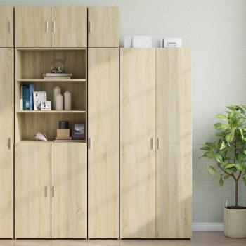 Sonoma Oak Slim Storage Cabinet 30x42.5x225 cm