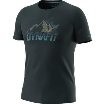T‑shirt Dynafit Transalper Bleu Nuit – Manches Courtes – L