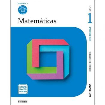 MATEMATICAS MOCHILA LIGERA 1 ESO SABER HACER CONTIGO (Tapa blanda).