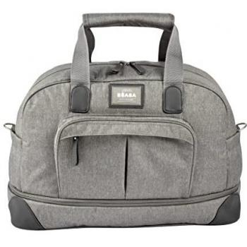 Borsa fasciatoio da viaggio espandibile Amsterdam II, grigio melange, 50L con scomparti multipli